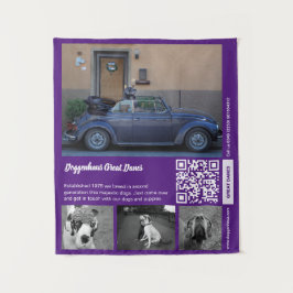 Förderung Ihres großen Dane-Kennel Wandteppich