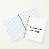 Förderung inspirierender Zitate Notizblock (Innenseite)