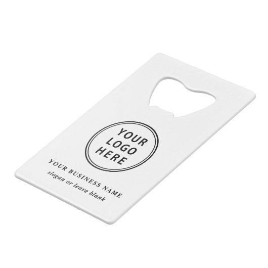 Förderung moderner Logos und QR-Codes Geldbeutel Flaschenöffner (Vorderseite Schrägansicht)