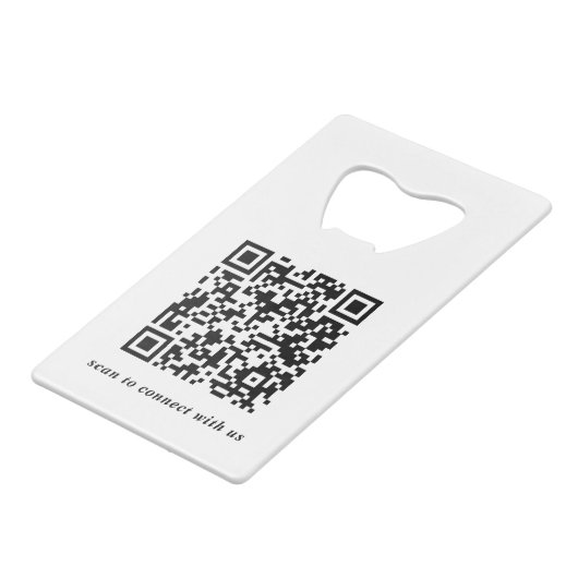 Förderung moderner Logos und QR-Codes Geldbeutel Flaschenöffner (Rückseite Schrägansicht)