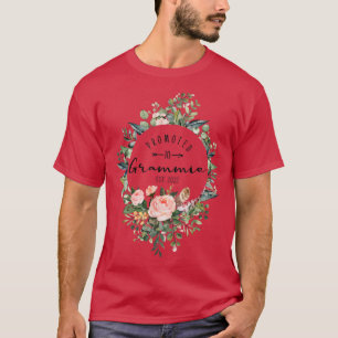 Förderung nach Grammie Est 2022 Blume für Frauen e T-Shirt