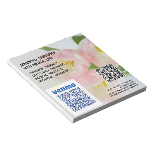 Förderung neuartiger Therapien mit Melisa Notizblock (angewinkelt)