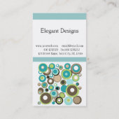 Förderung Spaß spielend Geometrisches, modernes De Visitenkarte (Rückseite)