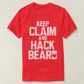Forderung und Hackbart behalten T-Shirt (Design vorne)