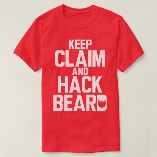 Forderung und Hackbart behalten T-Shirt (Design vorne)
