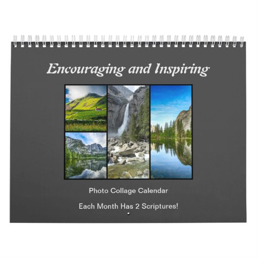 Förderung und Inspirier der Collage Scripture Kalender (Titelbild)
