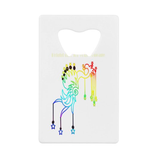 Förderung und Verwirklichung Geldbeutel Flaschenöffner (Vorderseite)