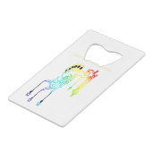 Förderung und Verwirklichung Geldbeutel Flaschenöffner (Rückseite Schrägansicht)