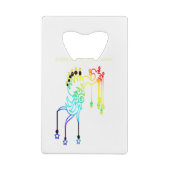 Förderung und Verwirklichung Geldbeutel Flaschenöffner (Rückseite)