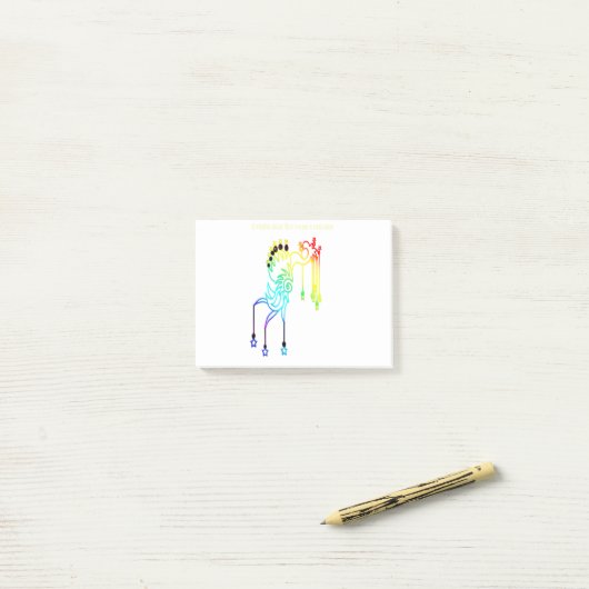 Förderung und Verwirklichung Post-it Klebezettel (Auf Schreibtisch)