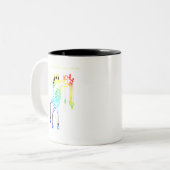 Förderung und Verwirklichung Zweifarbige Tasse (Vorderseite Links)