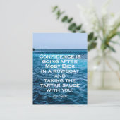 Förderung | Vertrauenswürdige Postkarte (Stehend Vorderseite)