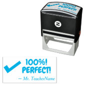 Förderung von "100%! PERFEKT!" Lehrerin Rubber Bri Permastempel (Beispiel)