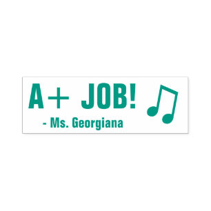 Förderung von "A+ JOB" Erzieherin Rubber Briefmark Permastempel