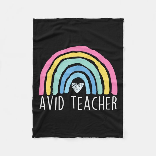 Förderung von Avid-Lehrern durch individuelle Begu Fleecedecke (Vorderseite)