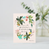 Förderung von Bibelversen Art - Psalm 116:15 Postkarte (Stehend Vorderseite)