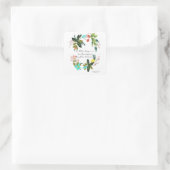 Förderung von Bibelversen Kunst - Römer 8:37 Quadratischer Aufkleber (Tasche)