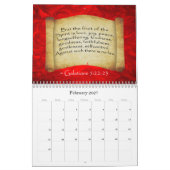 Förderung von Bibelversen - Mittelalter Kalender (Feb 2027)