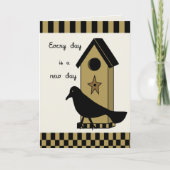 Förderung von Black Crow House Karte (Vorderseite)