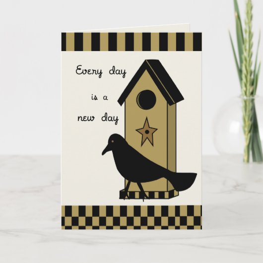 Förderung von Black Crow House Karte (Vorderseite)