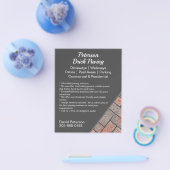 Förderung von Brick Paving Driveway Flyer (Einzeln)