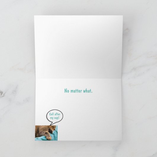 Förderung von Cat Support Karte (Innenseite)