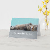 Förderung von Cat Support Karte (Gelbe Blume)