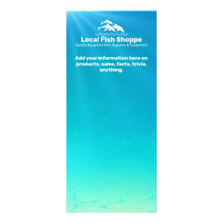 Förderung von Delphin, Fisch Aquarium Shop Werbekarte
