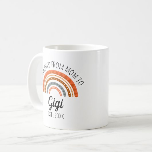 Förderung von der Mama nach Gigi Ostern 2024 neues Kaffeetasse (Vorderseite Links)
