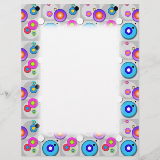 Förderung von FLYER - Pop Art CIRCLES DESIGN (Vorne)