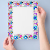 Förderung von FLYER - Pop Art CIRCLES DESIGN (Hand)