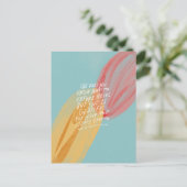 Förderung von Frauenquoten Postkarte (Stehend Vorderseite)