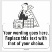 Förderung von General House Builder Aufkleber (Blatt)