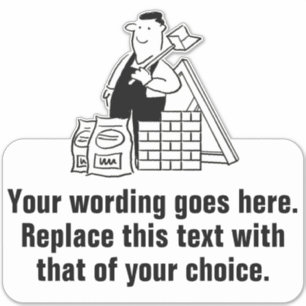 Förderung von General House Builder Aufkleber