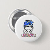 Förderung von Geschenken für Pflegebewusstsein Button (Vorne & Hinten)