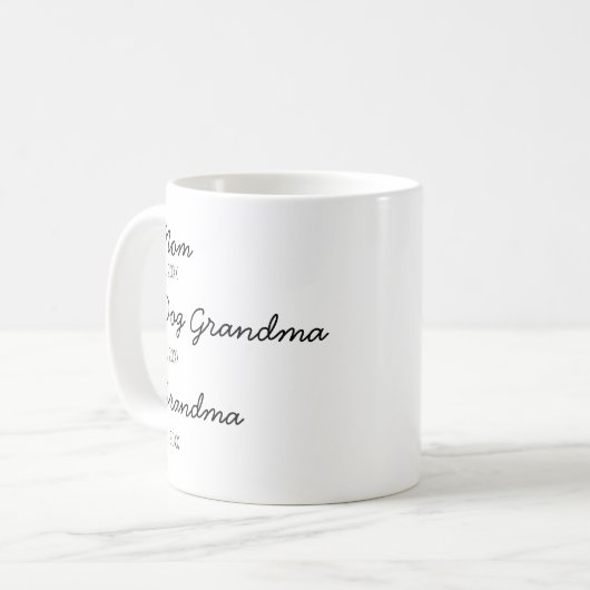 Förderung von Hundegründen zu menschlichem neues O Kaffeetasse (Vorderseite Links)