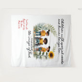 Förderung von Kindern mit besonderen Bedürfnissen Wandteppich (Vorderseite (Horizontal))