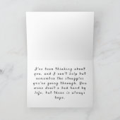 Förderung von Krebskarten für Patienten Karte (Innenseite)