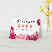 Förderung von Krebskarten für Patienten Karte (Gelbe Blume)