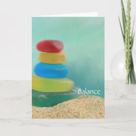 Förderung von Meerglas Karte (Vorderseite)