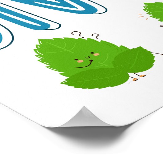 Förderung von Minze Poster (Ecke)