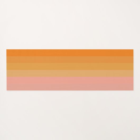 Förderung von Orange und Rosa Yoga Mat Yogamatte (Rückseite (Horizontal))