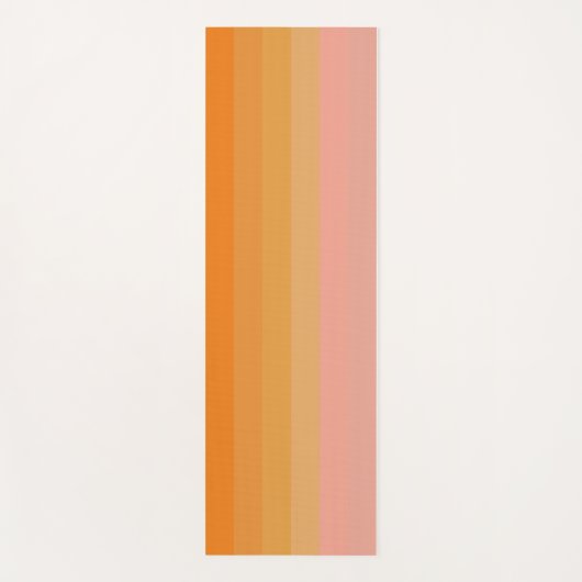 Förderung von Orange und Rosa Yoga Mat Yogamatte (Vorderseite)