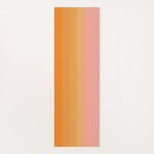 Förderung von Orange und Rosa Yoga Mat Yogamatte (Rückseite)