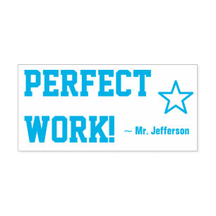Förderung von "PERFEKTER ARBEIT" Briefmarke aus Ka Permastempel