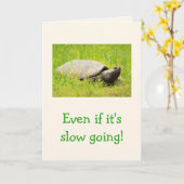 Förderung von Schildkröten Karte (Gelbe Blume)