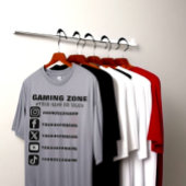 Förderung von Symbolen für soziale Medien T-Shirt