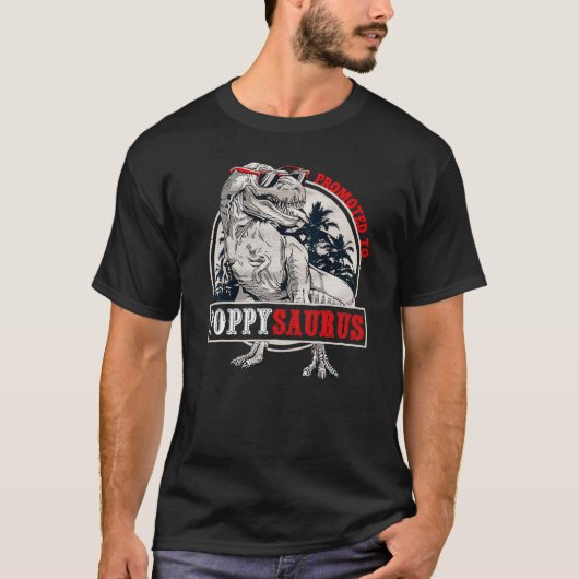 Förderung zu Poppysaurus T rex Dinosaurier Funny T-Shirt (Vorderseite)