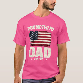 Förderung zum Vater 2025 Schwangerschaft Party neu T-Shirt
