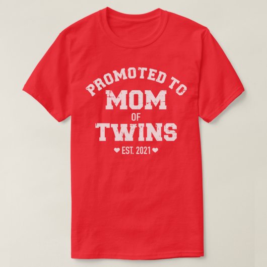 Förderung zur Mama der Twins 2021 T-Shirt (Design vorne)
